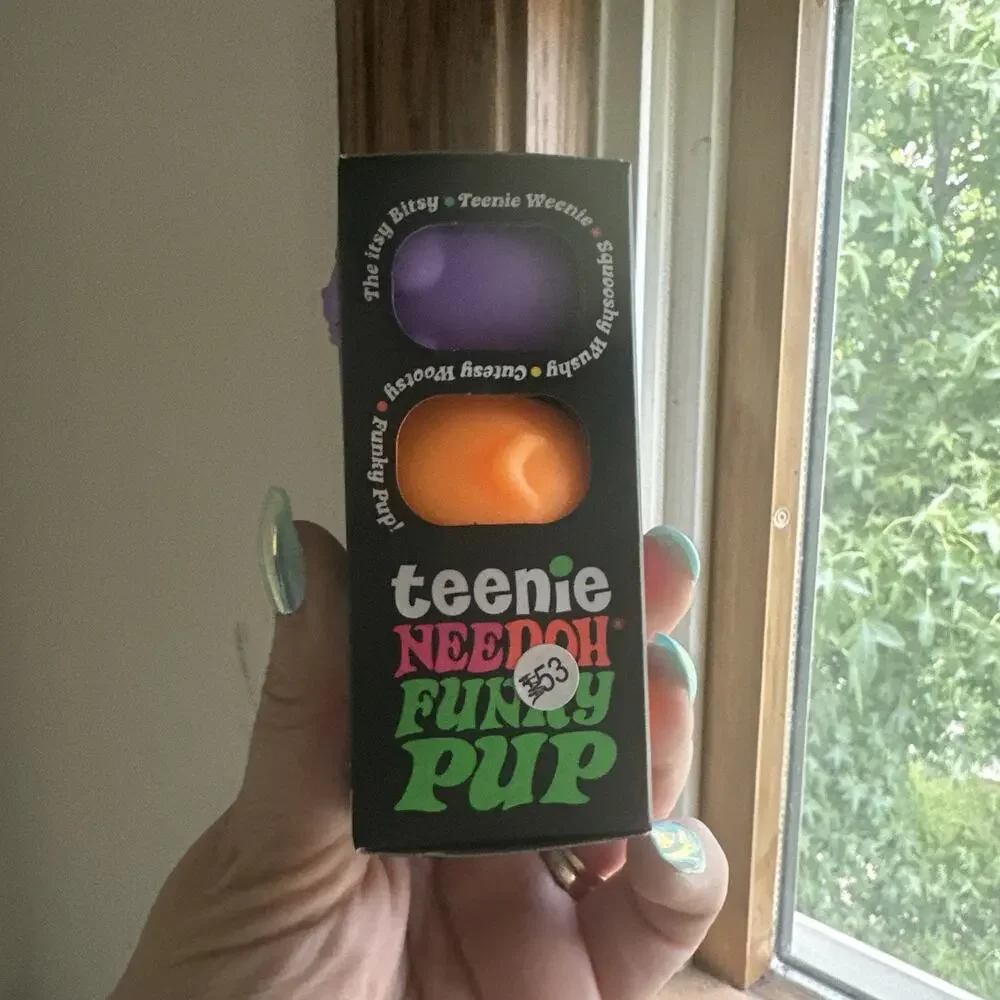 NeeDoh Teenie Funky Pup 3-Pack Squishy Dog Stress Ball AUTHENTIC NEW Schylling